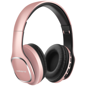 Volkano Phonic Series Bluetooth Full-Size Headphones - Rose Gold