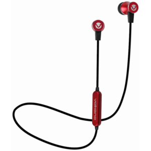 Volkano Chromium B.T. Earphones with SD Card Reader - Red