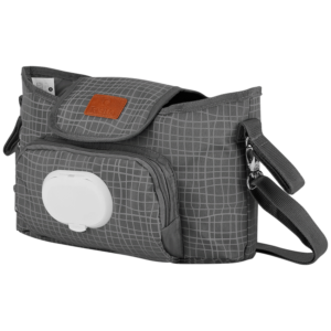 Totes Babe Wavy Series Stroller Caddy Grey