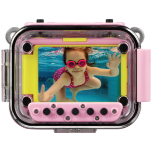 Volkano Kids Funtime 2.0 Series Waterproof Camera with 180deg Rotatable Screen - Pink