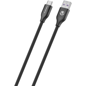 Volkano Flexi Series USB to Type-C 1.5m 30w - Black