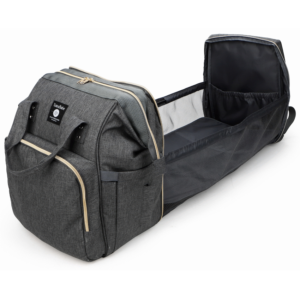 Totes Babe Alma Convertible Diaper Backpack - Dark Grey