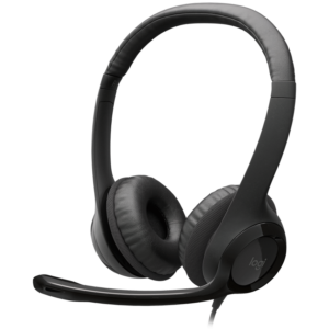 Logitech(R) H390 USB Computer Headset - Midnight Black