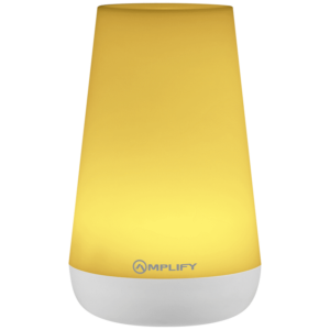 Amplify Glow Series LED Desk Lamp with 3 Lighting Modes - White