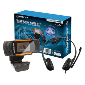 Volkano Learn from Home Kit with 720 Webcam and Headset