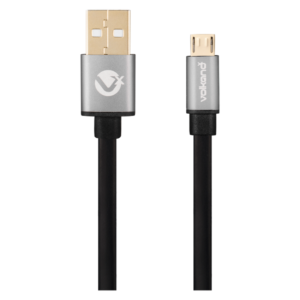 VolkanoX Couple Series Micro USB Premium Twin Pack 1m Charge/Data Cable - Black