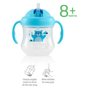 Pigeon Mag Mag Straw Cup - Matte Blue