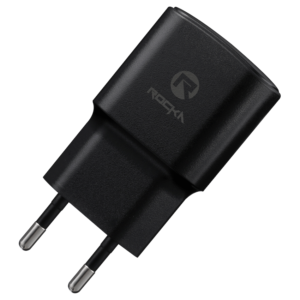 Rocka Recharge-M series 2A Wall Charger with Micro USB cable - black