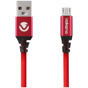 Volkano Designer Series Micro USB Cable - Red