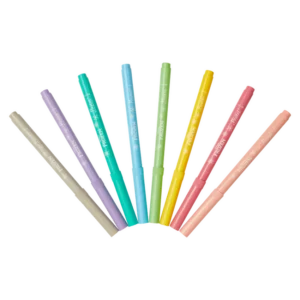 Frozen 8 Pastel Colour Fibre Markers Multi