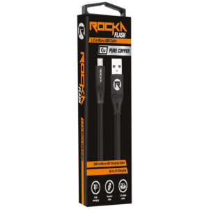 Rocka Flash Series Micro USB Cable 1.2m - Black