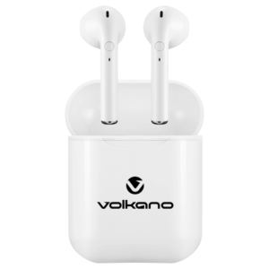 Volkano Buds Series TWS Without Silicone - White