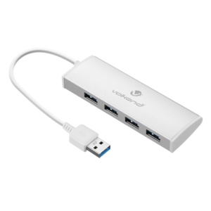 VolkanoX Media Series 4-Port USB Hub with Power Cable