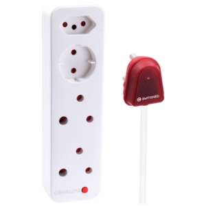 Switched High Surge 4-Way Multiplug 5m 1140J