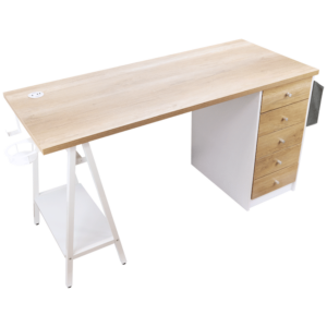 Everfurn Premium Milan Smart Office Desk, 2 x 3.1 USB Port