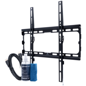 Volkano Steel Series Fixed TV Wall Mount Bundle for up to 70" TVs