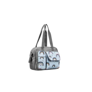 Totes Babe Rainbow Diaper Bag Grey