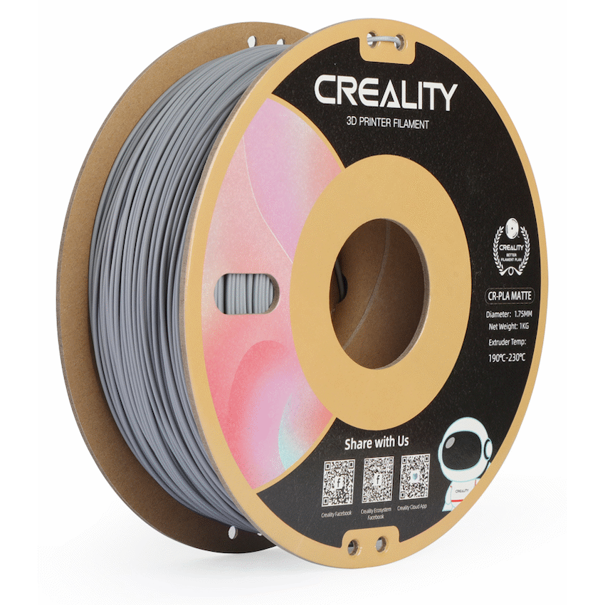 Creality CR-PLA Filament - Matte Grey 1kg