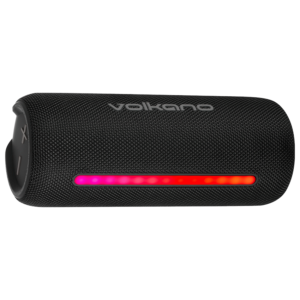 Volkano Rave Series Portable Bluetooth Speaker - Black with grey buttons