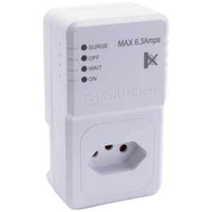 Switched 1-Way TV Surge Adaptor with SANS 164-2