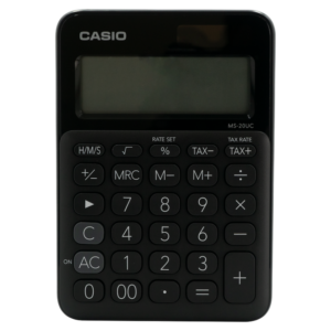 Casio MS-20UC - Desktop Calculator 12-Digit - Black