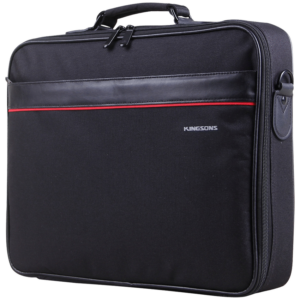 Kingsons 15.6" Black Shoulder Bag - Office Series