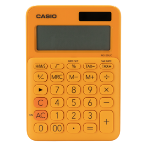 Casio MS-20UC - Desktop Calculator 12-Digit - Orange