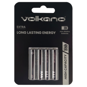 Volkano Extra series Alkaline Batteries AAA pack of 4