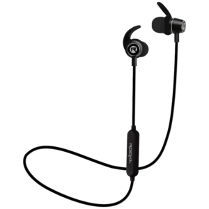 Rocka Luxe Plus Bluetooth Earphones with Micro SD Card Slot - Black