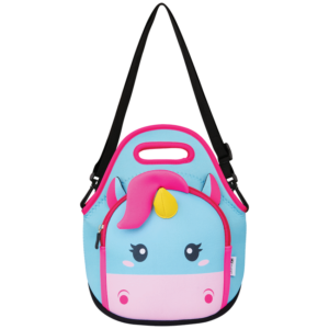 Quest Neoprene Lunch Bag - Unicorn - Blue/Pink