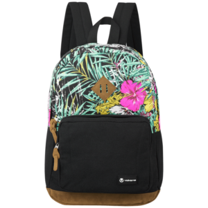 Volkano Hawk Backpack Black/Floral