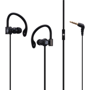 Bounce Break Series Hook-On Earphones - Black