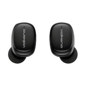 Volkano Aquarius Series True Wireless Earphones + Charging Case - Black