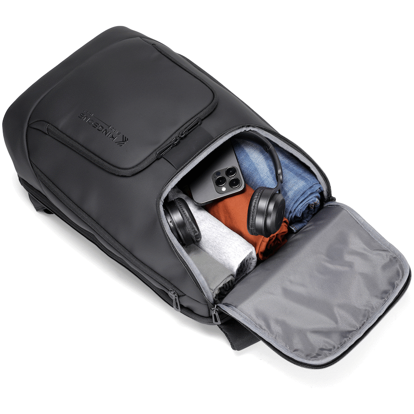 Kingsons Concise Business Backpack - Black - Image 6