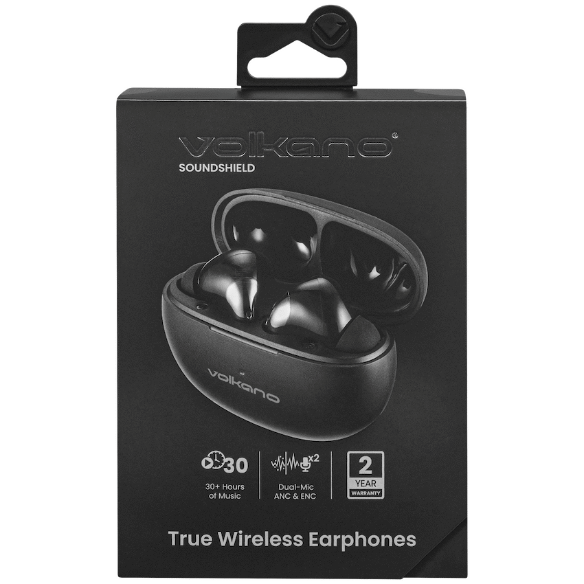 Volkano Soundshield TWS Earphones with ANC & ENC - Black - Image 10
