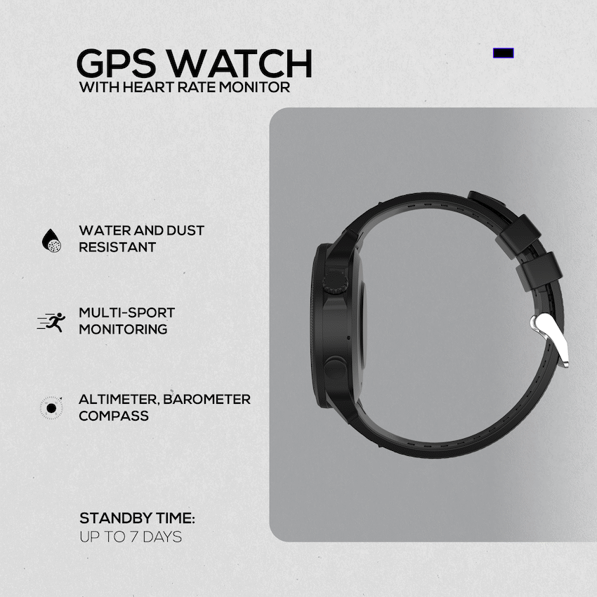 Volkano Active Tech Adrenaline Series GPS Watch with Heart Rate - Image 11