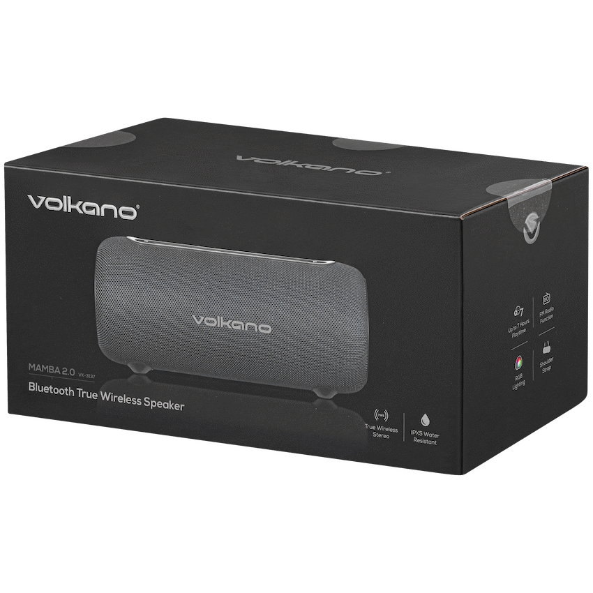 Volkano Mamba 2.0 Series Bluetooth Speaker - Black - Image 10