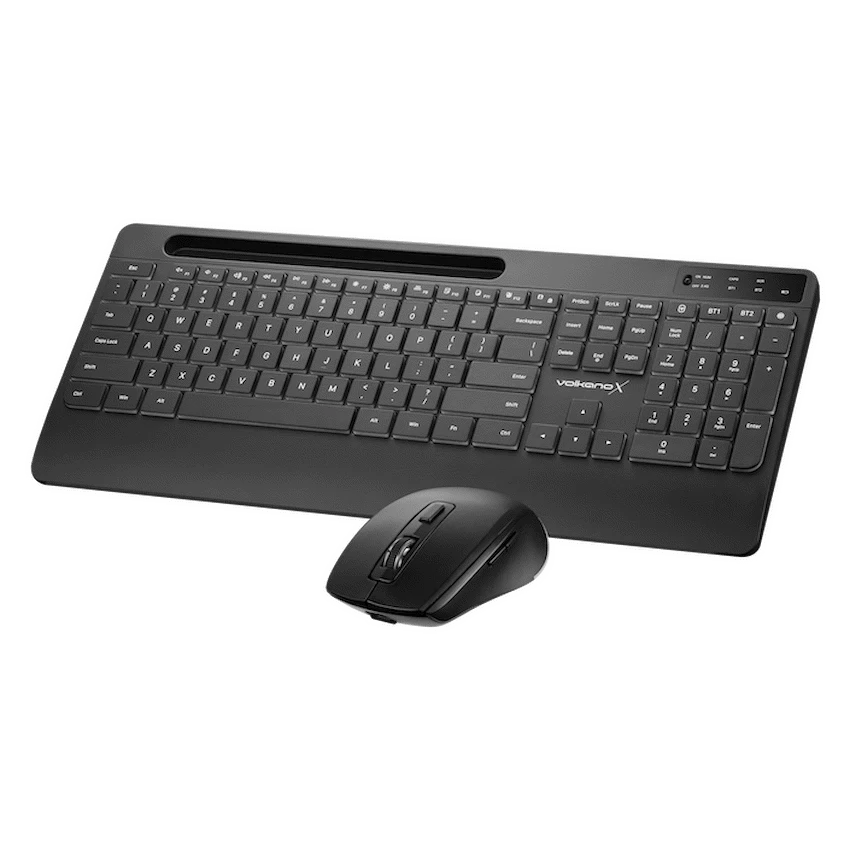 VolkanoX Gem Bluetooth Wireless Keyboard and Mouse - Black - Image 17