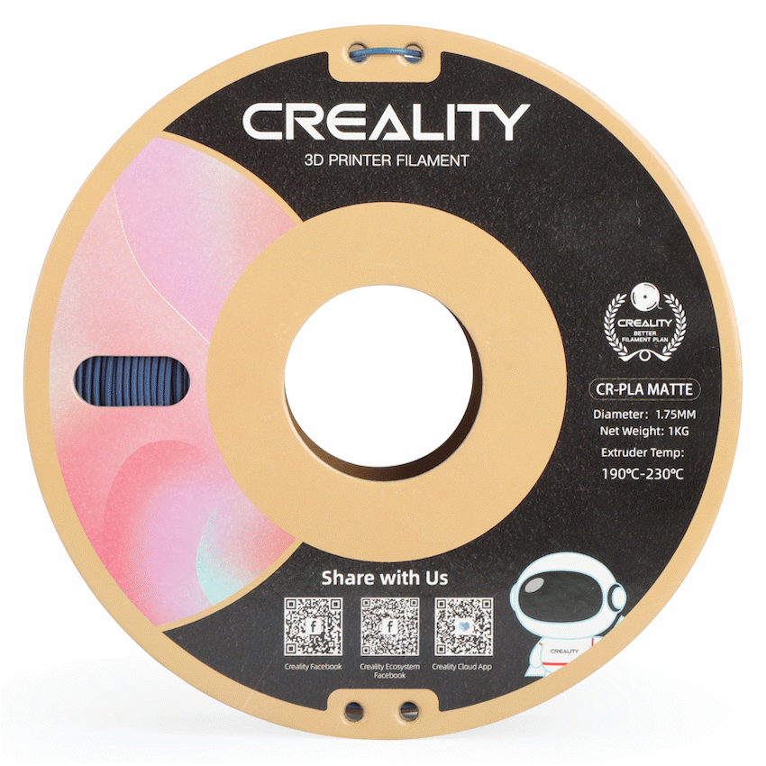 Creality CR-PLA Filament - Matte Navy Blue (1kg) - Image 11