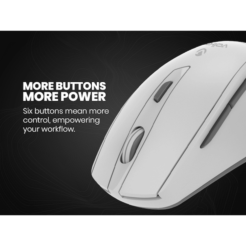 Volkano Chrome Series Wireless Mouse - Gray - Image 18