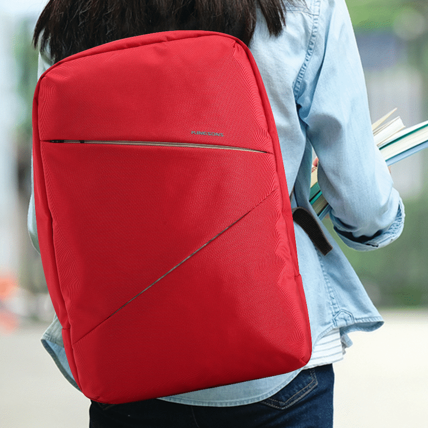 Kingsons Arrow Series Laptop Backpack Red - Image 11