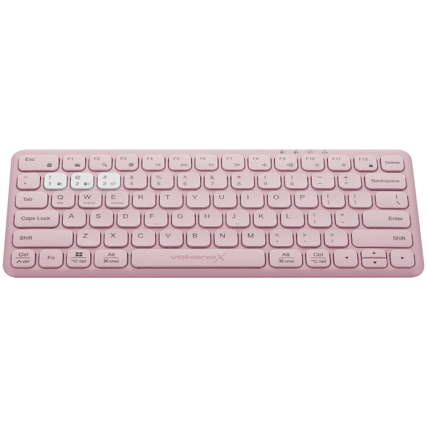 VolkanoX Blaze Bluetooth Wireless Keyboard and Mouse Combo - Rose - Image 12