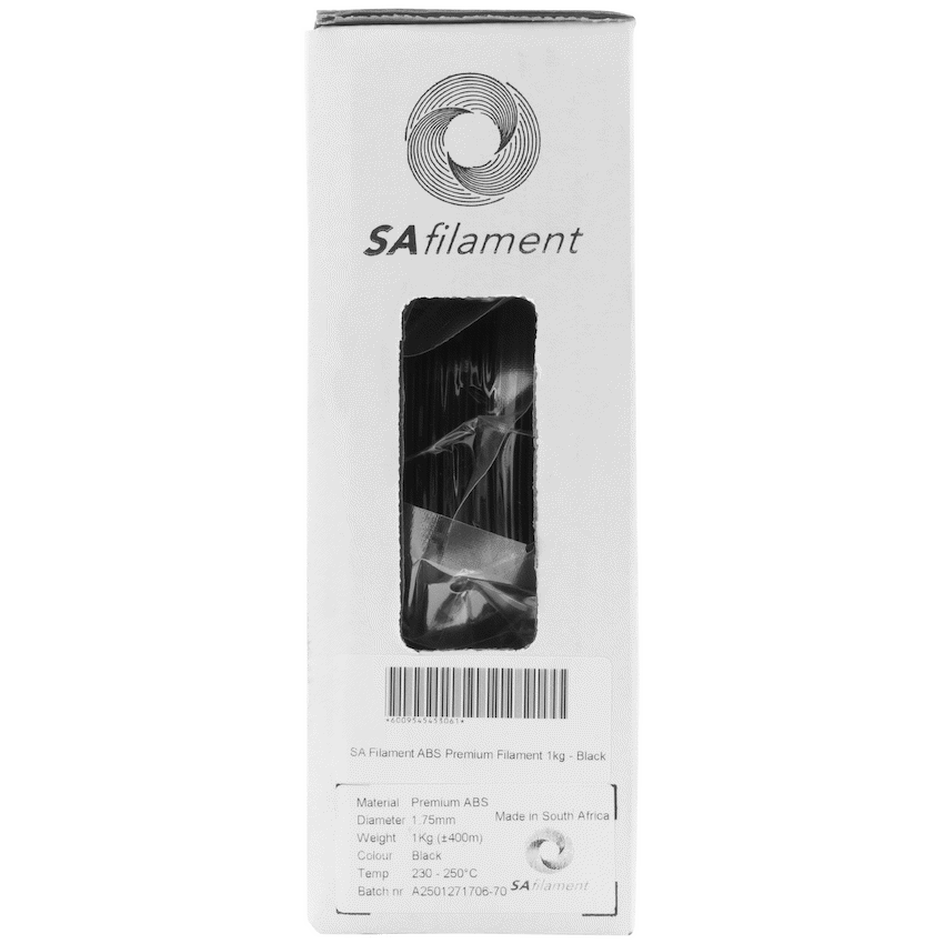 SA Filament ABS Premium Filament 1kg - Black - Image 13