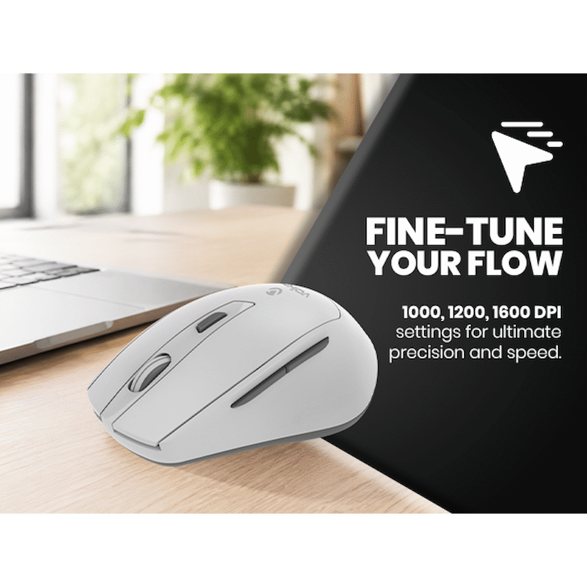 Volkano Chrome Series Wireless Mouse - Gray - Image 9