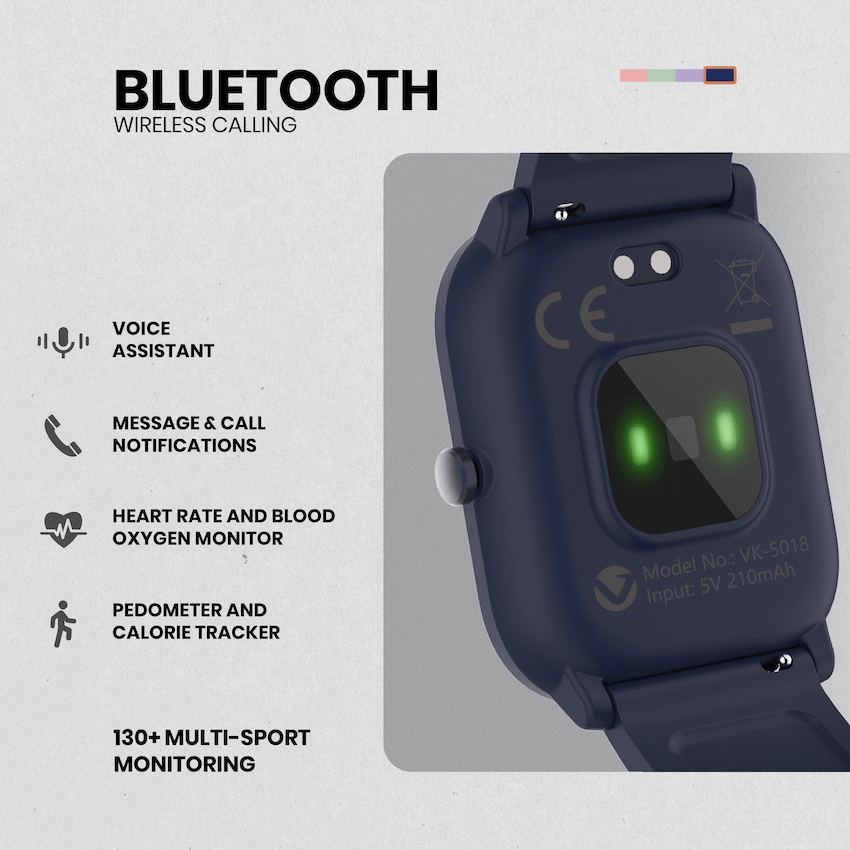 Volkano Vivo Series Kids Smart Watch - Dark Blue - Image 12