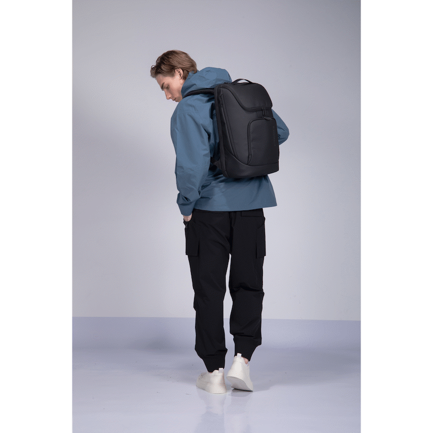 Kingsons Concise Business Backpack - Black - Image 8