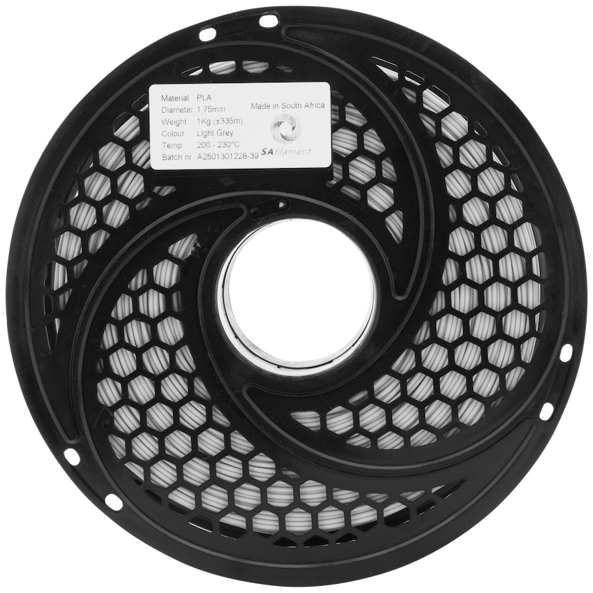 SA Filament ABS Premium Filament 1kg - Light Grey - Image 14