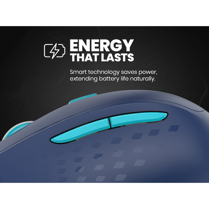 Volkano Chrome Series Wireless Mouse - Blue - Image 13