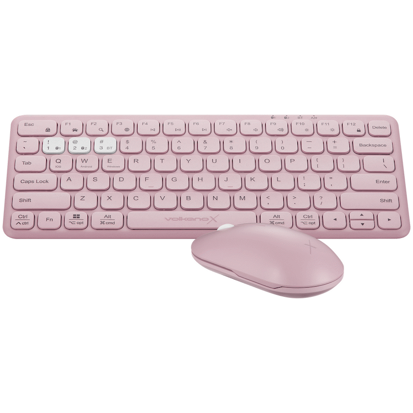 VolkanoX Blaze Bluetooth Wireless Keyboard and Mouse Combo - Rose - Image 13