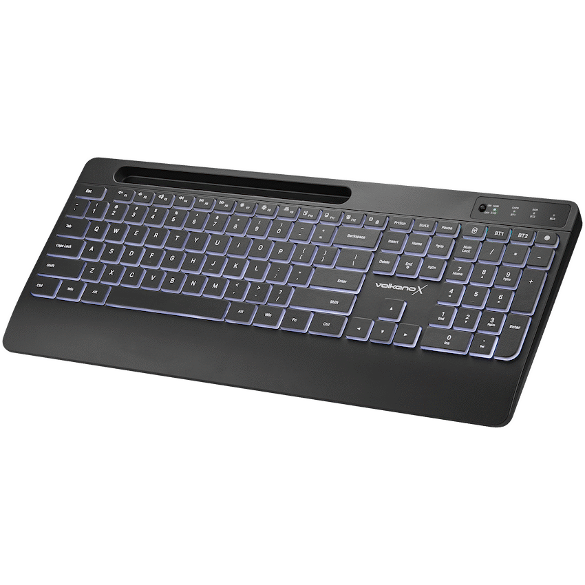 VolkanoX Gem Bluetooth Wireless Keyboard and Mouse - Black - Image 6